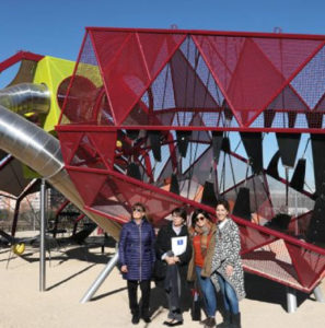 Lee más sobre el artículo Inauguración del Mirador Caracola, en el Parque Lineal del Manzanares.