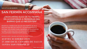 Lee más sobre el artículo San Fermín Acompaña. Red de apoyo y acompañamiento vecinal solidario