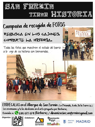 En este momento estás viendo Campaña recogida de fotos de la historia del barrio San Fermín