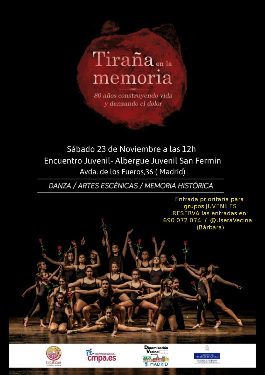 En este momento estás viendo Danza-teatro: «Tiraña en la Memoria». Sábado 23 de Noviembre