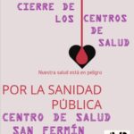 cartel contra el cierre de los CS