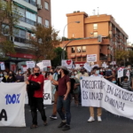 Manifestación para pedir más personal en el Centro de Salud de Abrantes, Carabanchel. 14 de octubre de 2021. / Asamblea Popular de Carabanchel