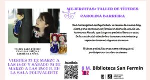 Lee más sobre el artículo 8M día internacional de la mujer: actividades en la biblioteca de San Fermín