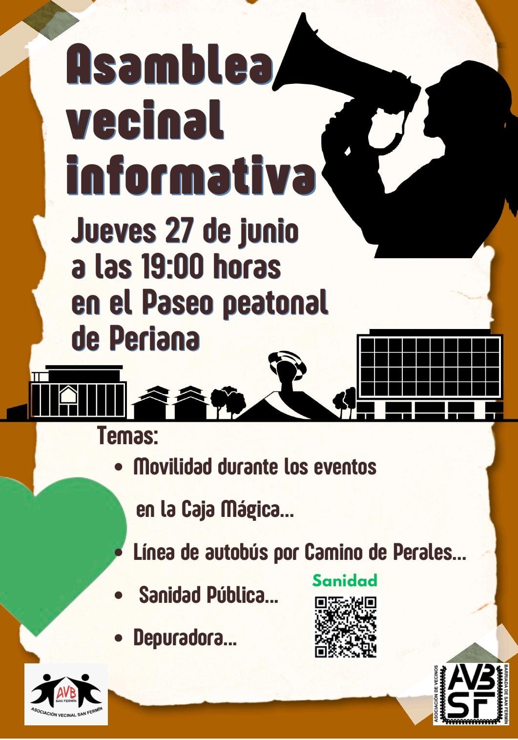 En este momento estás viendo Asamblea Vecinal Informativa, jueves 27 de junio a las 19:00